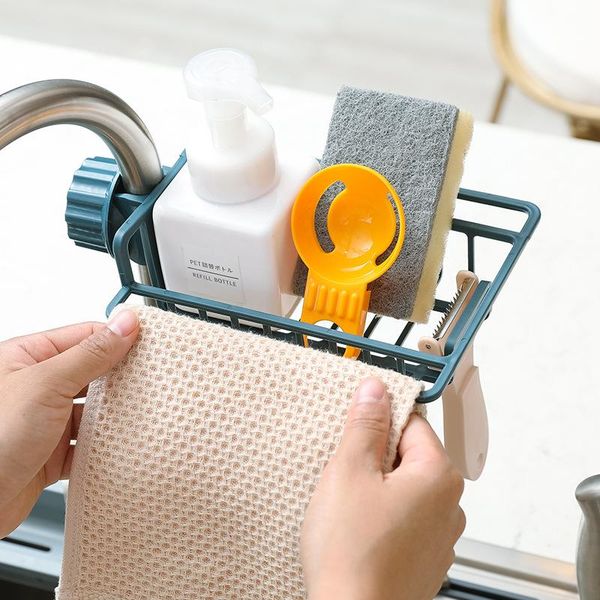 kitchen sink rack faucet bathroom filterable water connection storage sponge rag steel ball hooks & rails
kitchen sink rack faucet bathroom filterable water connection storage sponge rag steel ball hooks & rails