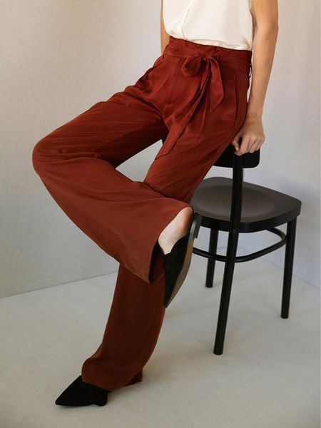 women's pants & capris 2021 early spring copper-ammonia silk ribbon glossy casual lazy flower women wide-leg (length 100cm only), Black;white
women's pants & capris 2021 early spring copper-ammonia silk ribbon glossy casual lazy flower women wide-leg (length 100cm only), Black;white