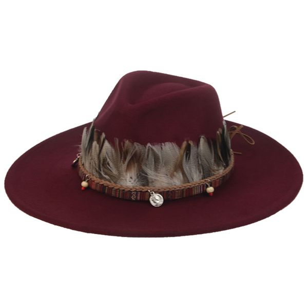 fedora hats big brim 9.5cm solid green yellow band feather women hats western cowboy jazz outdoor casual men women winter hats, Blue;gray
fedora hats big brim 9.5cm solid green yellow band feather women hats western cowboy jazz outdoor casual men women winter hats, Blue;gray