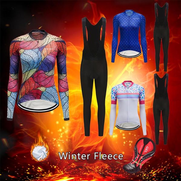 women 2021 winter thermale fleece cycling jersey set warm suit female bicycle clothing mtb road bike clothes dress uniform kit racing sets, Black;blue
women 2021 winter thermale fleece cycling jersey set warm suit female bicycle clothing mtb road bike clothes dress uniform kit racing sets, Black;blue