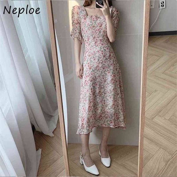 square collar clavicle exposed dress women vintage print holiday chiffon vestidos high waist hip a line slim robe 210422, Black;gray
square collar clavicle exposed dress women vintage print holiday chiffon vestidos high waist hip a line slim robe 210422, Black;gray