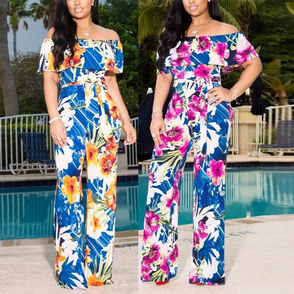 women's jumpsuits & rompers fadzeco women floral print jumpsuit clubwear short sleeve off shoulder ruffle party high waist long pants, Black;white
women's jumpsuits & rompers fadzeco women floral print jumpsuit clubwear short sleeve off shoulder ruffle party high waist long pants, Black;white