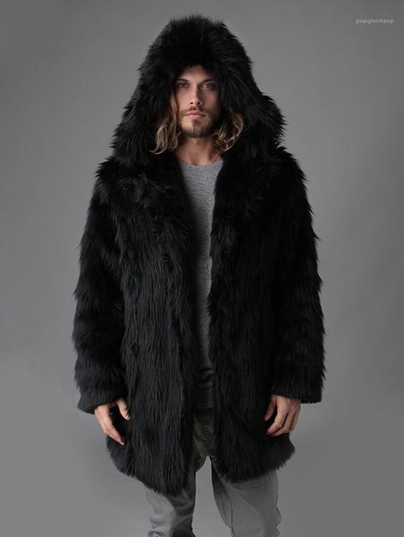 men's fur & faux winter men coat thick long sleeve warm hooded luxury jacket black parkas bontjas mens furry shaggy outerwear
men's fur & faux winter men coat thick long sleeve warm hooded luxury jacket black parkas bontjas mens furry shaggy outerwear