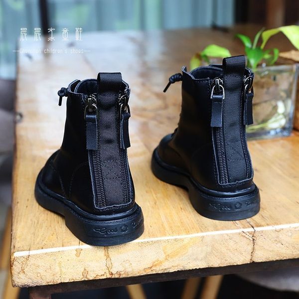 girls' short 2021 spring autumn student middle-aged older children's british roman style martin boots with soft bottom and, Black
girls' short 2021 spring autumn student middle-aged older children's british roman style martin boots with soft bottom and, Black