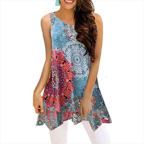 fashion sleeveless blouse women irregular tunic floral summer casual shirts blusas boho beach camisas femininas, White
fashion sleeveless blouse women irregular tunic floral summer casual shirts blusas boho beach camisas femininas, White
