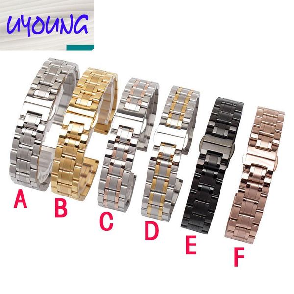 watch bands uyoung stainless steel strap replacement male and female butterfly buckle bracelet 16 18 20 23mm, Black;brown
watch bands uyoung stainless steel strap replacement male and female butterfly buckle bracelet 16 18 20 23mm, Black;brown
