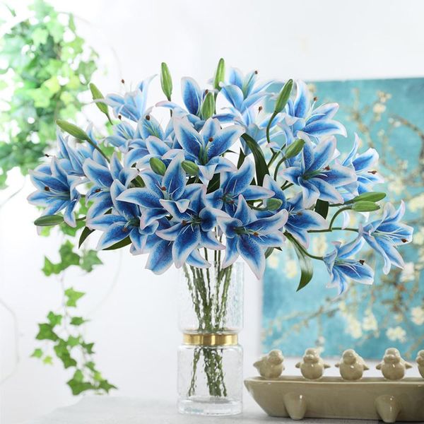 decorative flowers & wreaths artificial real touch latex lily branch wedding bridal holding home decor
decorative flowers & wreaths artificial real touch latex lily branch wedding bridal holding home decor