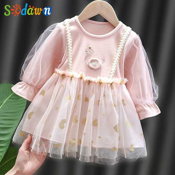 girl's dresses sodawn spring autumn fake two-piece mesh dress infant baby girl clothes swan pattern for borns, Red;yellow
girl's dresses sodawn spring autumn fake two-piece mesh dress infant baby girl clothes swan pattern for borns, Red;yellow
