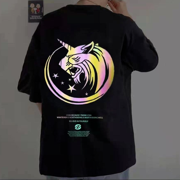 new summer print woman tshirts graphic reflective short sleeved female harajuku style constellation street loose 2021, White
new summer print woman tshirts graphic reflective short sleeved female harajuku style constellation street loose 2021, White