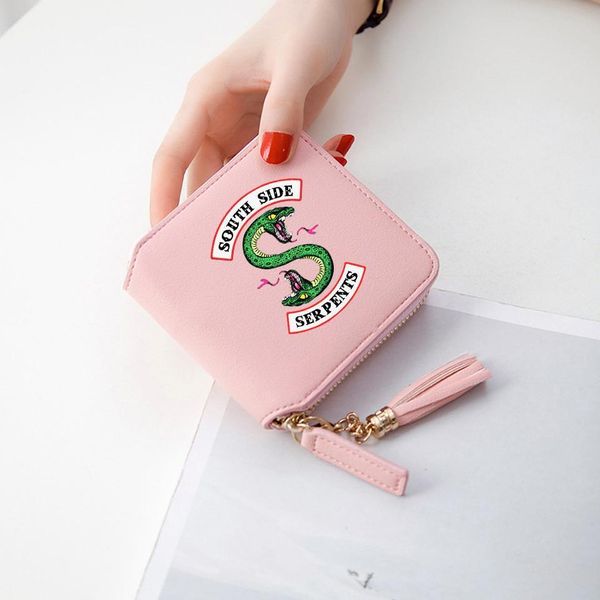 riverdale south side wallets 3d print tassel wallet women mini purse card holder short zipper credit lady, Red;black
riverdale south side wallets 3d print tassel wallet women mini purse card holder short zipper credit lady, Red;black