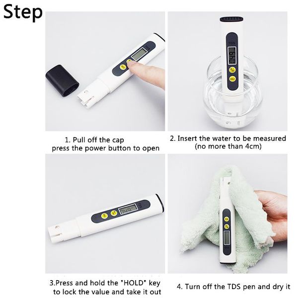 meters portable 0-990 ppm tds meter digital water analyzer purity tester pen hydroponics electric waterproof lab detection measure tool
meters portable 0-990 ppm tds meter digital water analyzer purity tester pen hydroponics electric waterproof lab detection measure tool