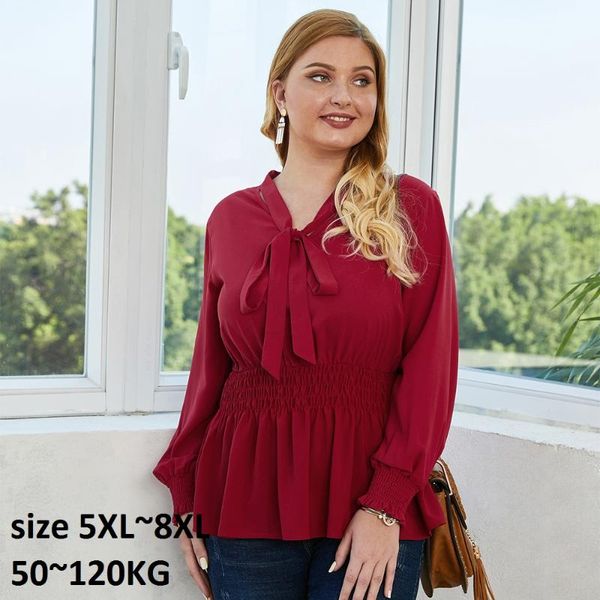 women's blouses & shirts plus size 8xl 120kg korean chiffon blouse long sleeve ol shirt women clothing lady casual clothes, White
women's blouses & shirts plus size 8xl 120kg korean chiffon blouse long sleeve ol shirt women clothing lady casual clothes, White