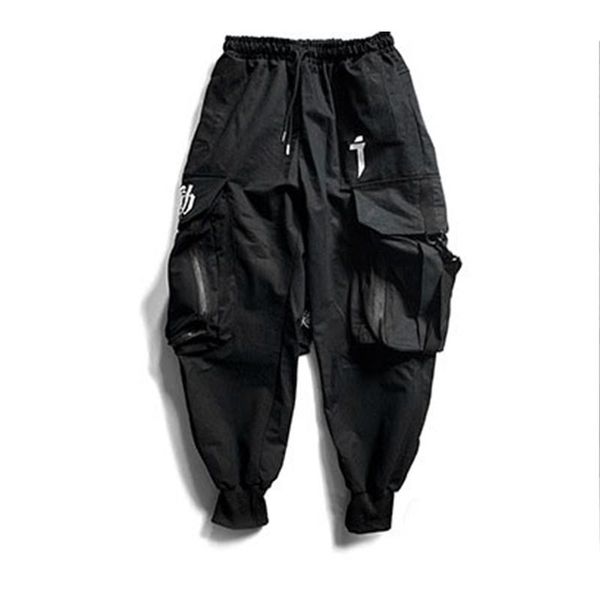 techwear removable ribbons letter embroidery hip hop loose cargo pants men casual autumn winter pockets zipper trousers bottoms men's, Black
techwear removable ribbons letter embroidery hip hop loose cargo pants men casual autumn winter pockets zipper trousers bottoms men's, Black