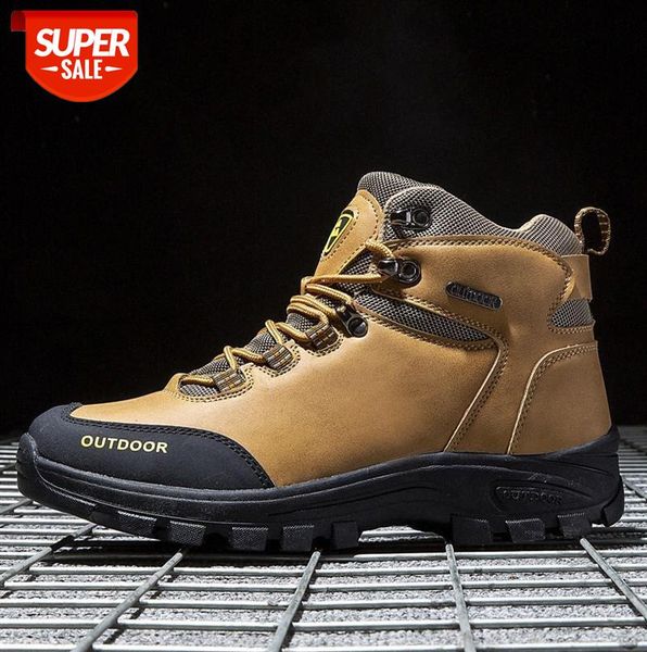hiking shoes men's high waterproof non-slip wear-resistant cowhide large size boots outdoor sports men #ej79
hiking shoes men's high waterproof non-slip wear-resistant cowhide large size boots outdoor sports men #ej79