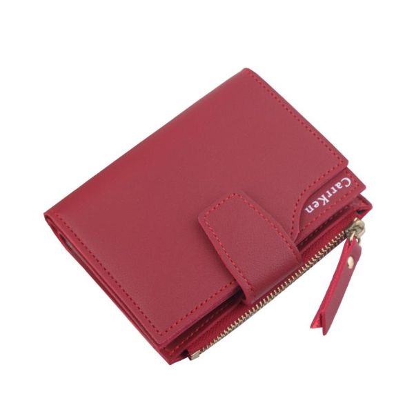 wallets 2021 ladies short wallet purse women's pu leather solid color fashion three fold coin tassel card bag, Red;black
wallets 2021 ladies short wallet purse women's pu leather solid color fashion three fold coin tassel card bag, Red;black