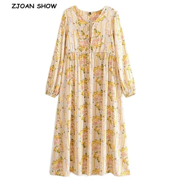 bohemia lacing up v neck yellow strip floral print long dress ethnic woman sleeve tassel strappy holiday dresses beach 210429, Black;gray
bohemia lacing up v neck yellow strip floral print long dress ethnic woman sleeve tassel strappy holiday dresses beach 210429, Black;gray