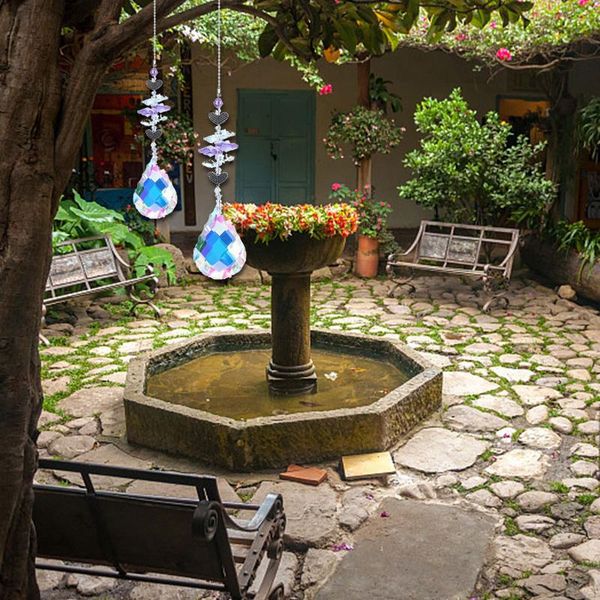 decorative objects & figurines pendant crystal prisms hanging suncatcher hand crafts pendulum pendants for window home garden decoration win
decorative objects & figurines pendant crystal prisms hanging suncatcher hand crafts pendulum pendants for window home garden decoration win