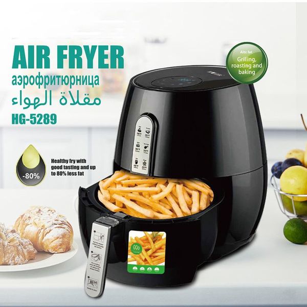 air fryers electric fryer household large capacity 4.8 low-fat non-oil-smoke french fries machine oven kitchen appliance
air fryers electric fryer household large capacity 4.8 low-fat non-oil-smoke french fries machine oven kitchen appliance