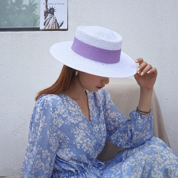 wide brim hats 202107-panshi-wanhon handmade white paper grass ribbon classic fedoras cap men women panama jazz hat, Blue;gray
wide brim hats 202107-panshi-wanhon handmade white paper grass ribbon classic fedoras cap men women panama jazz hat, Blue;gray
