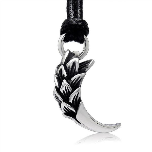 dragon scales pendant titanium steel necklace, brand chain fashion jewelry punk rock style rebel for men & women chains, Silver
dragon scales pendant titanium steel necklace, brand chain fashion jewelry punk rock style rebel for men & women chains, Silver