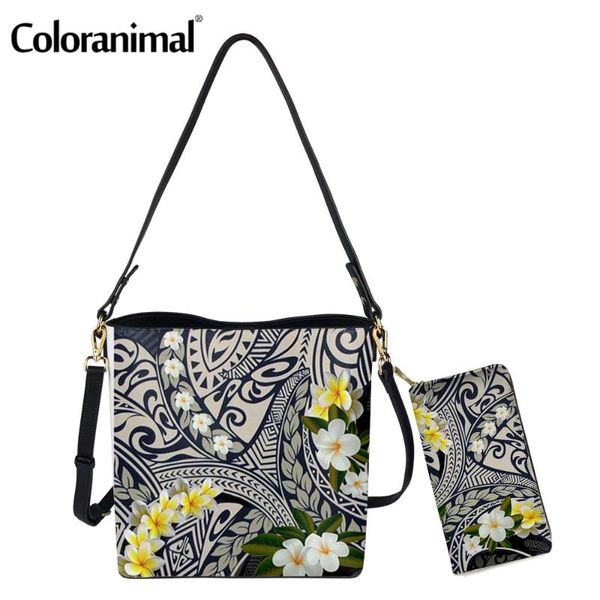 evening bags coloranimal tribal design polynesian plumeria printing women shoulder bag pu leather storage bucket 2pcs/set crossbody bolsa
evening bags coloranimal tribal design polynesian plumeria printing women shoulder bag pu leather storage bucket 2pcs/set crossbody bolsa
