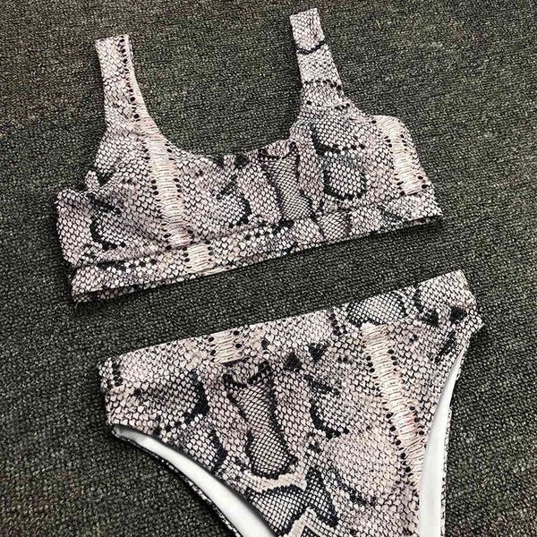 2021 new snake print female swimsuit waist women swimwear two-pieces bikini set high cut bather bathing suit swimb
2021 new snake print female swimsuit waist women swimwear two-pieces bikini set high cut bather bathing suit swimb
