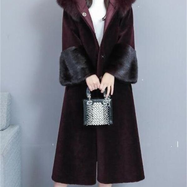 Women's Fur & Faux Luxury Women Winter Shearling Sheep Velet Coat Hooded Long Sleeve Overcoat Jacket Parka Outwear KT0E, Black
Women's Fur & Faux Luxury Women Winter Shearling Sheep Velet Coat Hooded Long Sleeve Overcoat Jacket Parka Outwear KT0E, Black