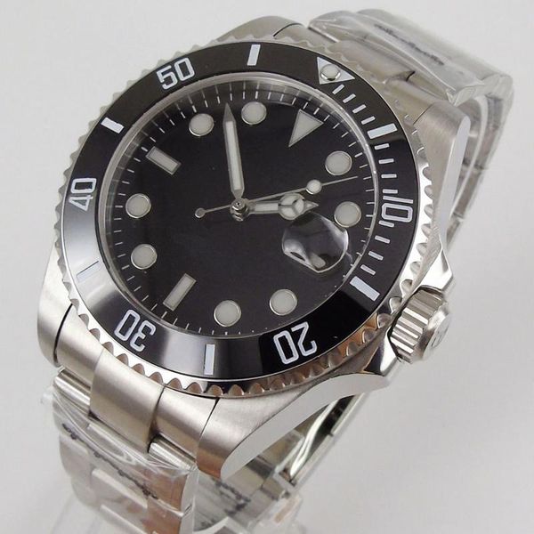 wristwatches 24 jewel nh35 movement 43mm mechanical men's watch sapphire glass stainless steel bracelet brushed oyster luminous dial, Slivery;brown
wristwatches 24 jewel nh35 movement 43mm mechanical men's watch sapphire glass stainless steel bracelet brushed oyster luminous dial, Slivery;brown