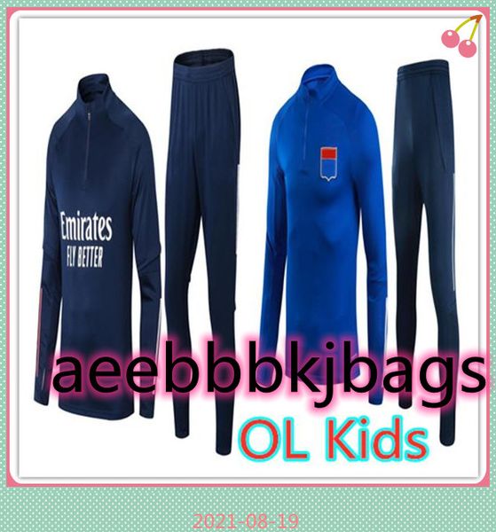 21 22 kids soccer tracksuit football training suit 2021 2022 child aouar dembele memphis cherki jacket enfant survetement chandal jogging, Black
21 22 kids soccer tracksuit football training suit 2021 2022 child aouar dembele memphis cherki jacket enfant survetement chandal jogging, Black