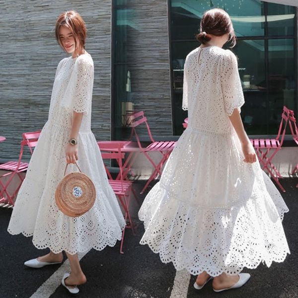 moluleva 2021 spring korean style extension sleeve the neck long pendulum solid color sewing cotton linen dress white women, Black;gray
moluleva 2021 spring korean style extension sleeve the neck long pendulum solid color sewing cotton linen dress white women, Black;gray
