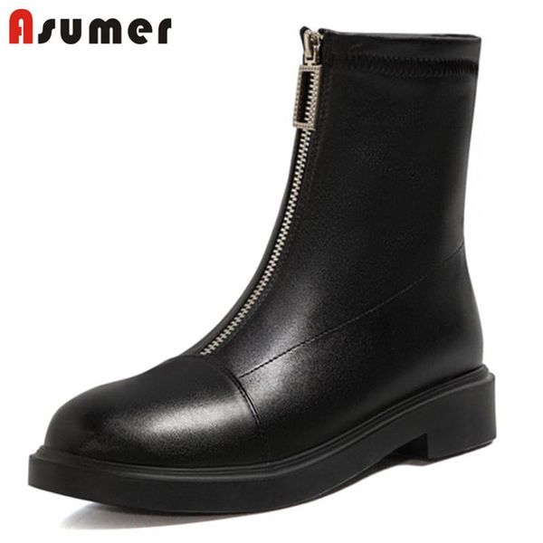 boots asumer 2021 ankle for women est round toe zipper autumn winter low heel comfortable casual shoes ladies black
boots asumer 2021 ankle for women est round toe zipper autumn winter low heel comfortable casual shoes ladies black