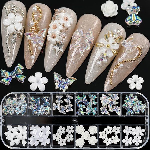 box 3d aurora bear skirt butterfly bowknot white flowers arylic nail art rhinestone decorations manicure diy tool, Silver;gold
box 3d aurora bear skirt butterfly bowknot white flowers arylic nail art rhinestone decorations manicure diy tool, Silver;gold