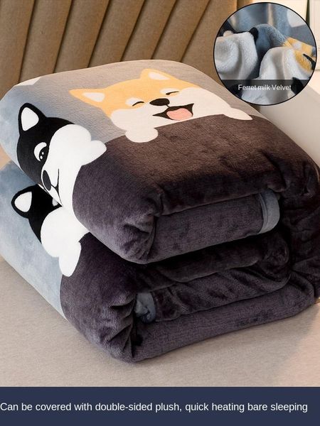 blankets winter bedding plush coral flannel blanket sheets quilt spring and autumn thickening student dormitory
blankets winter bedding plush coral flannel blanket sheets quilt spring and autumn thickening student dormitory