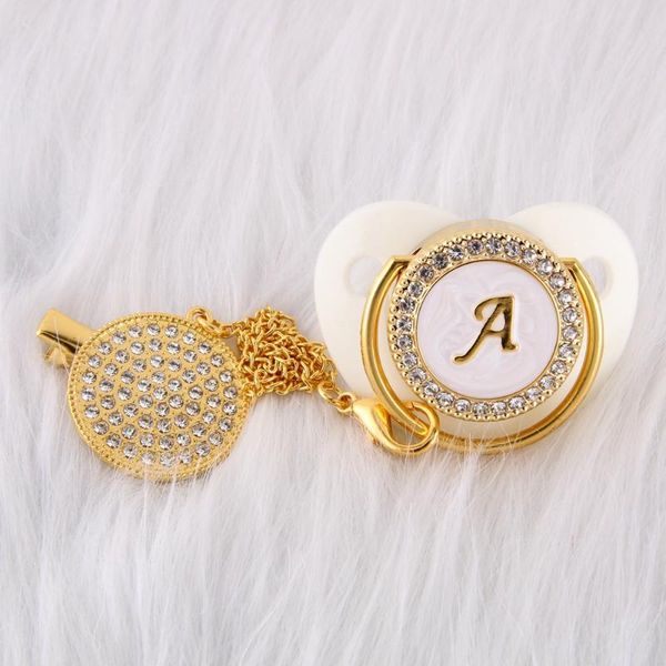 pacifiers# 0-12 months luxury white diamond baby pacifier with clip 26 letters silicone orthodontic dummy crystal nipple sleeping soother
pacifiers# 0-12 months luxury white diamond baby pacifier with clip 26 letters silicone orthodontic dummy crystal nipple sleeping soother