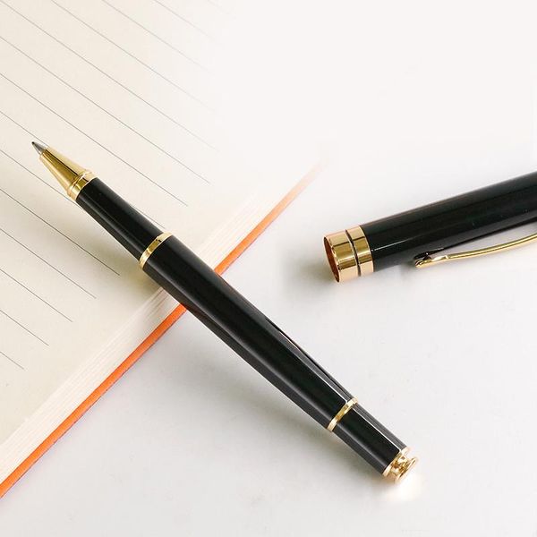 ballpoint pens 1pcs black rollerball pen gold clip metal fine point 0.5mm ink business office signature customize engraved, Blue;orange
ballpoint pens 1pcs black rollerball pen gold clip metal fine point 0.5mm ink business office signature customize engraved, Blue;orange