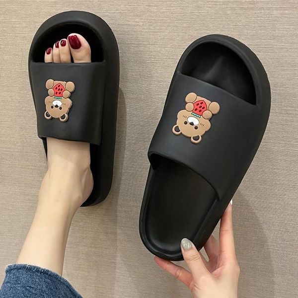 slippers cute platform for women to wear out summer fashion 2021 instagram trend super beach sandals, Black
slippers cute platform for women to wear out summer fashion 2021 instagram trend super beach sandals, Black