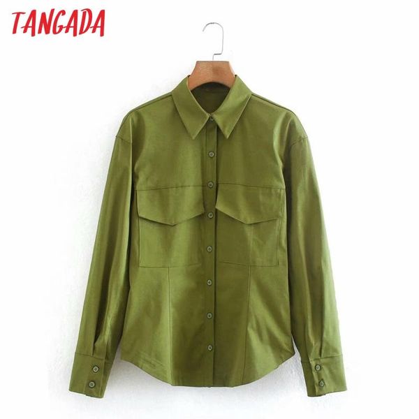 tangada women green cotton shirts long sleeve solid turn down collar elegant office ladies work wear blouses xn97 women's &, White
tangada women green cotton shirts long sleeve solid turn down collar elegant office ladies work wear blouses xn97 women's &, White