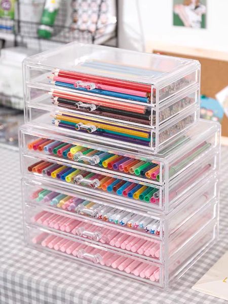 Mutifunctiona Desktop Organizer Pen Washi Tape Hoder Makeup Storage Box Schoo Office Accessories Stationery
Mutifunctiona Desktop Organizer Pen Washi Tape Hoder Makeup Storage Box Schoo Office Accessories Stationery