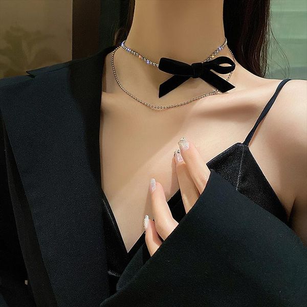 chains necklace female clavicle chain 2021 fashion net red butterfly light luxury minority chocker socialite collar/necklace, Silver
chains necklace female clavicle chain 2021 fashion net red butterfly light luxury minority chocker socialite collar/necklace, Silver