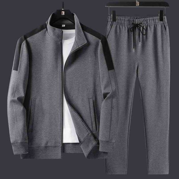middle aged old men's leisure sports suit spring and autumn fattening oversized sweater loose fat dad coat, Black
middle aged old men's leisure sports suit spring and autumn fattening oversized sweater loose fat dad coat, Black