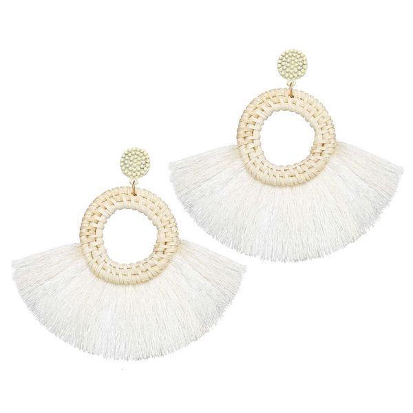 product fashion national style personality exaggeration wool tassel earrings ear accessories, Golden
product fashion national style personality exaggeration wool tassel earrings ear accessories, Golden