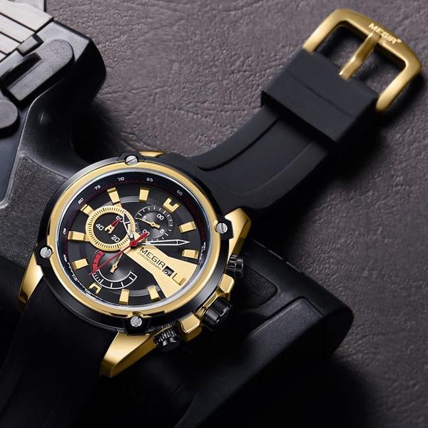 wristwatches megir chronograph men sport watch male silicone strap date quartz watches mens luminous hands waterproof relogio masculino, Slivery;brown
wristwatches megir chronograph men sport watch male silicone strap date quartz watches mens luminous hands waterproof relogio masculino, Slivery;brown