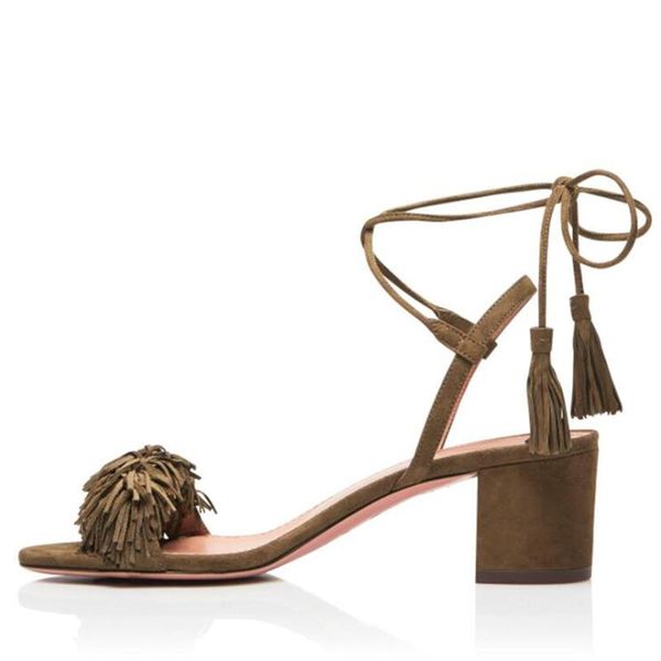 sandals women slingback tassels high heel open toe ankle ties fringed suede 2021summer fashion dress square shoes plus size, Black
sandals women slingback tassels high heel open toe ankle ties fringed suede 2021summer fashion dress square shoes plus size, Black