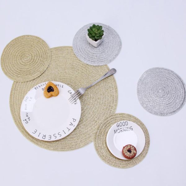 mats & pads round cotton linen woven placemat western food pad kitchen non-slip heat resistant table mat for dining (golden,
mats & pads round cotton linen woven placemat western food pad kitchen non-slip heat resistant table mat for dining (golden,