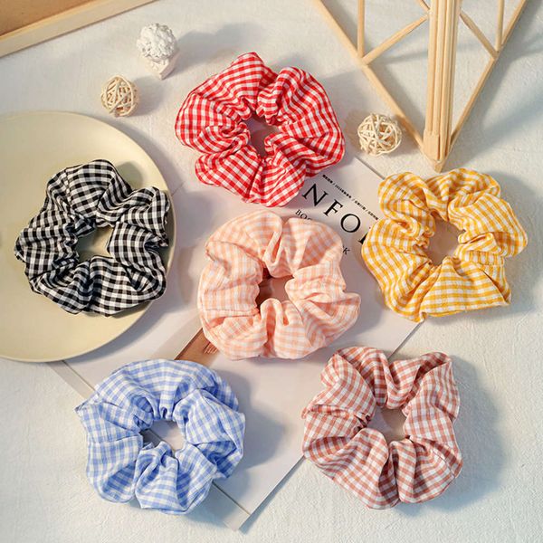 hair rubber bandshair bandsyiji chaoxian korean ins wind net red head rope simple cloth art circle small lattice large intestine hair, Pink
hair rubber bandshair bandsyiji chaoxian korean ins wind net red head rope simple cloth art circle small lattice large intestine hair, Pink