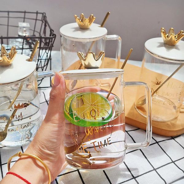 luxury creative glass mug gold letter printing transparent juice cocktail cup with spoon lid home couples drinkware gift mm60blb wine glasse
luxury creative glass mug gold letter printing transparent juice cocktail cup with spoon lid home couples drinkware gift mm60blb wine glasse