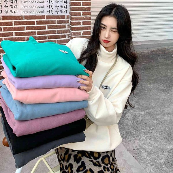 8colors autumn winter preppy style women sweatshirts thick warm sweatshirt womens pullovers (c5015) 210423, Black
8colors autumn winter preppy style women sweatshirts thick warm sweatshirt womens pullovers (c5015) 210423, Black
