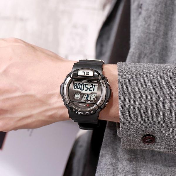 wristwatches panars sports men's watches waterproof multi function led digital watch male electronic clock student for men reloj hombre, Slivery;brown
wristwatches panars sports men's watches waterproof multi function led digital watch male electronic clock student for men reloj hombre, Slivery;brown