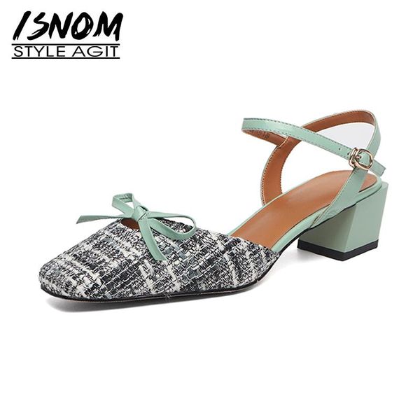 dress shoes isnom ladies sandals bow tie square toe chunky heels women leather summer woman elegant female shoe, Black
dress shoes isnom ladies sandals bow tie square toe chunky heels women leather summer woman elegant female shoe, Black