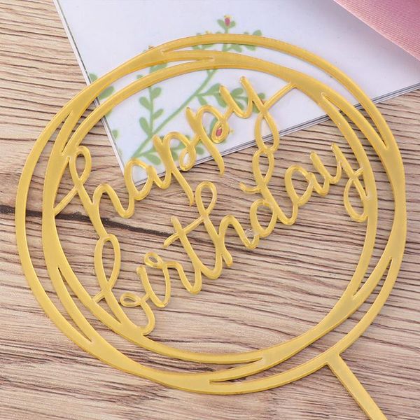 other festive & party supplies 12pcs fashion acrylic double-sided mirror birthday cake insert baking decoration (golden)
other festive & party supplies 12pcs fashion acrylic double-sided mirror birthday cake insert baking decoration (golden)